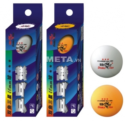 Quả bóng bàn Double Fish 3 sao tiêu chuẩn thi đấu
