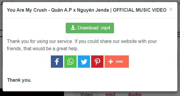 Nhấn “Download” và chờ tải về