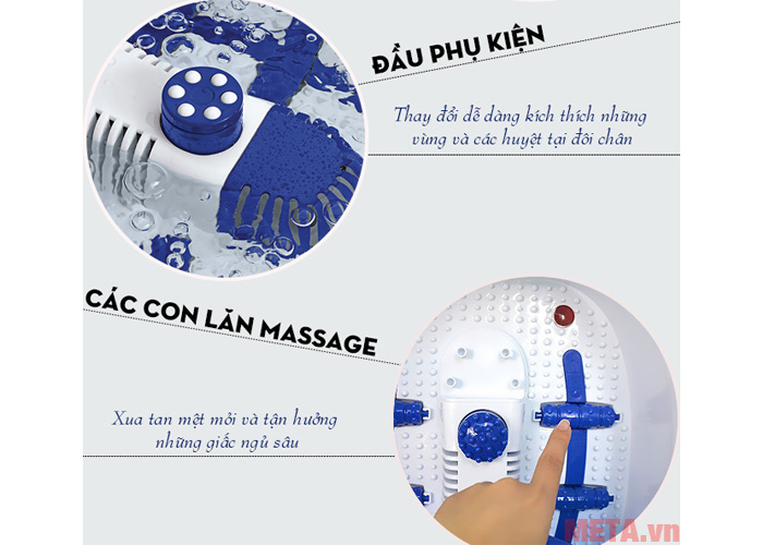 Bồn massage chân hồng ngoại Laica PC1301 (PC1301B)