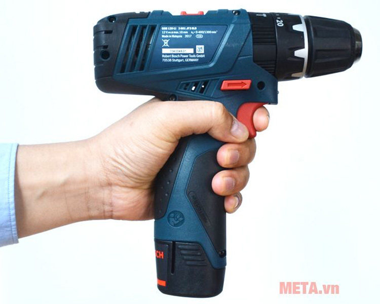 Máy khoan vặn vít dùng pin Bosch GSB 120-LI GEN II (2 pin, 1 sạc) - 06019G81K0