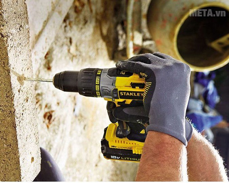 Máy khoan vặn vít động lực dùng pin Stanley SCH20C2K