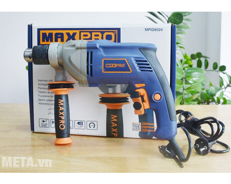 Máy khoan động lực đầu kẹp Maxpro MPID850V 13mm