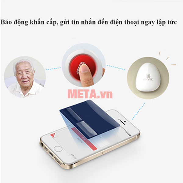 Nút bấm khẩn cấp không dây T3 CS-T3-A (APEC)