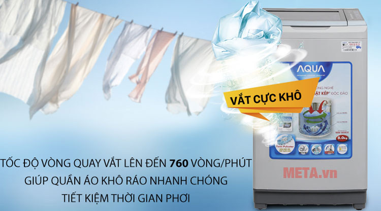 Máy giặt lồng đứng Aqua AQW-W80AT(8kg)