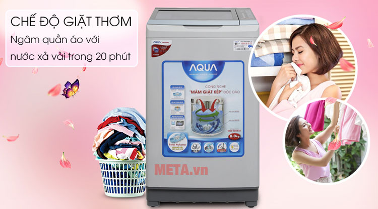 Máy giặt lồng đứng Aqua AQW-W80AT(8kg)