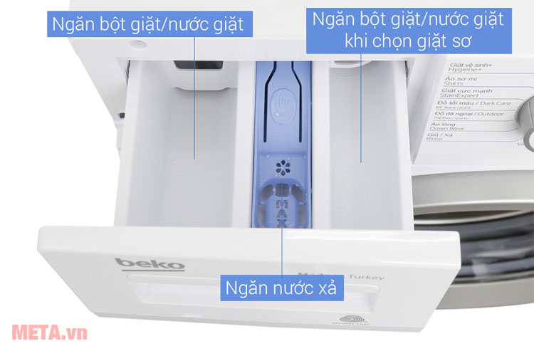 Máy giặt Beko Inverter 8 kg WTV 8512 XS0