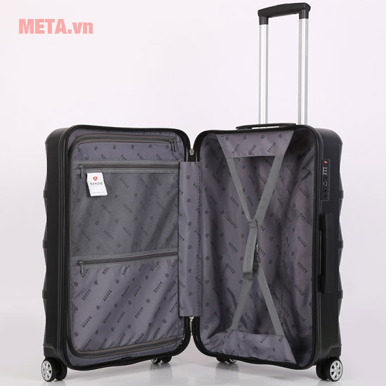 Vali nhựa Sakos khung dây kéo Aurora Z26 24 inch