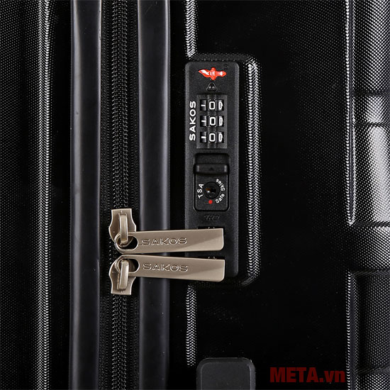Vali nhựa Sakos khung dây kéo Aurora Z26 24 inch
