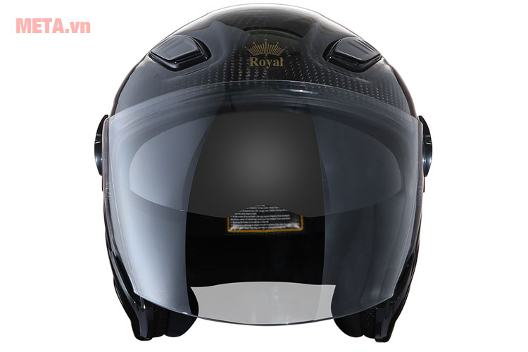 Nón bảo hiểm 3/4 đầu Roya M04 Carbon