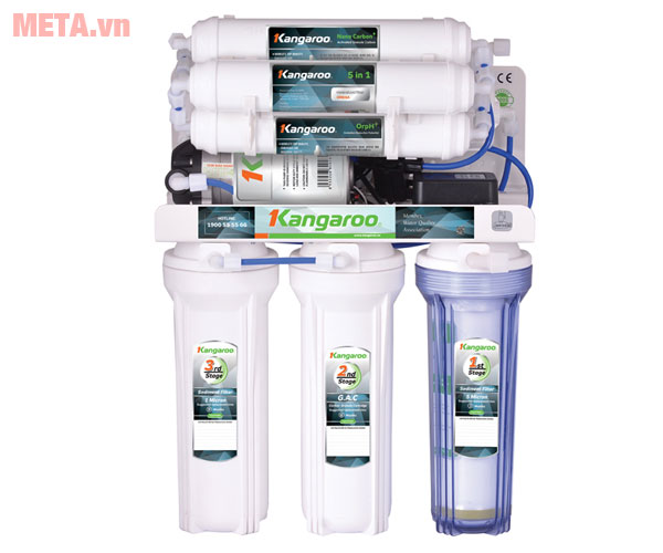 Máy lọc nước RO 10 lõi Hydrogen Kangaroo KG100HP (có tủ VTU)