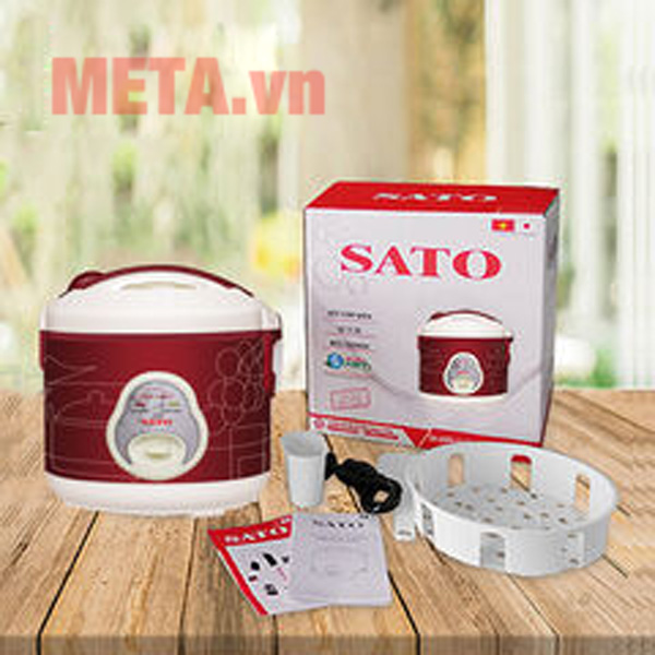 Nồi cơm điện Sato S12-26A 1,2 lít