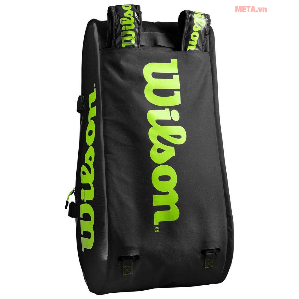 Túi tennis Wilson Super Tour 3 Comp Charco/Green WR8004101001