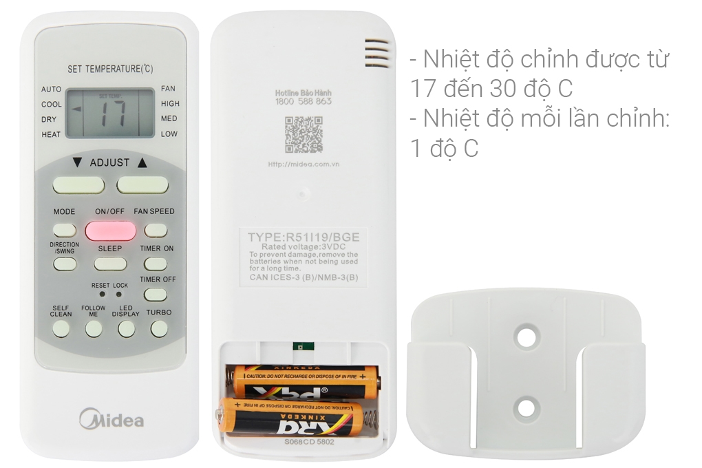 Máy lạnh Midea 1HP MSAFB-10CRN8 (Gas R32)