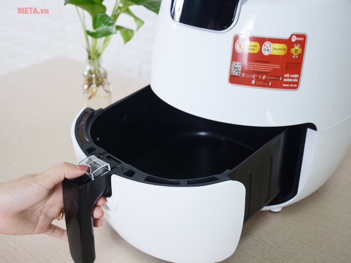 Nồi chiên không dầu điện tử Mishio MK-165