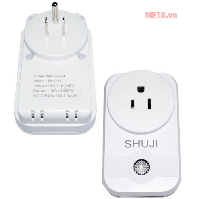Ổ cắm điện thông minh Shuji SK-206 (Wifi 2.4GHz)