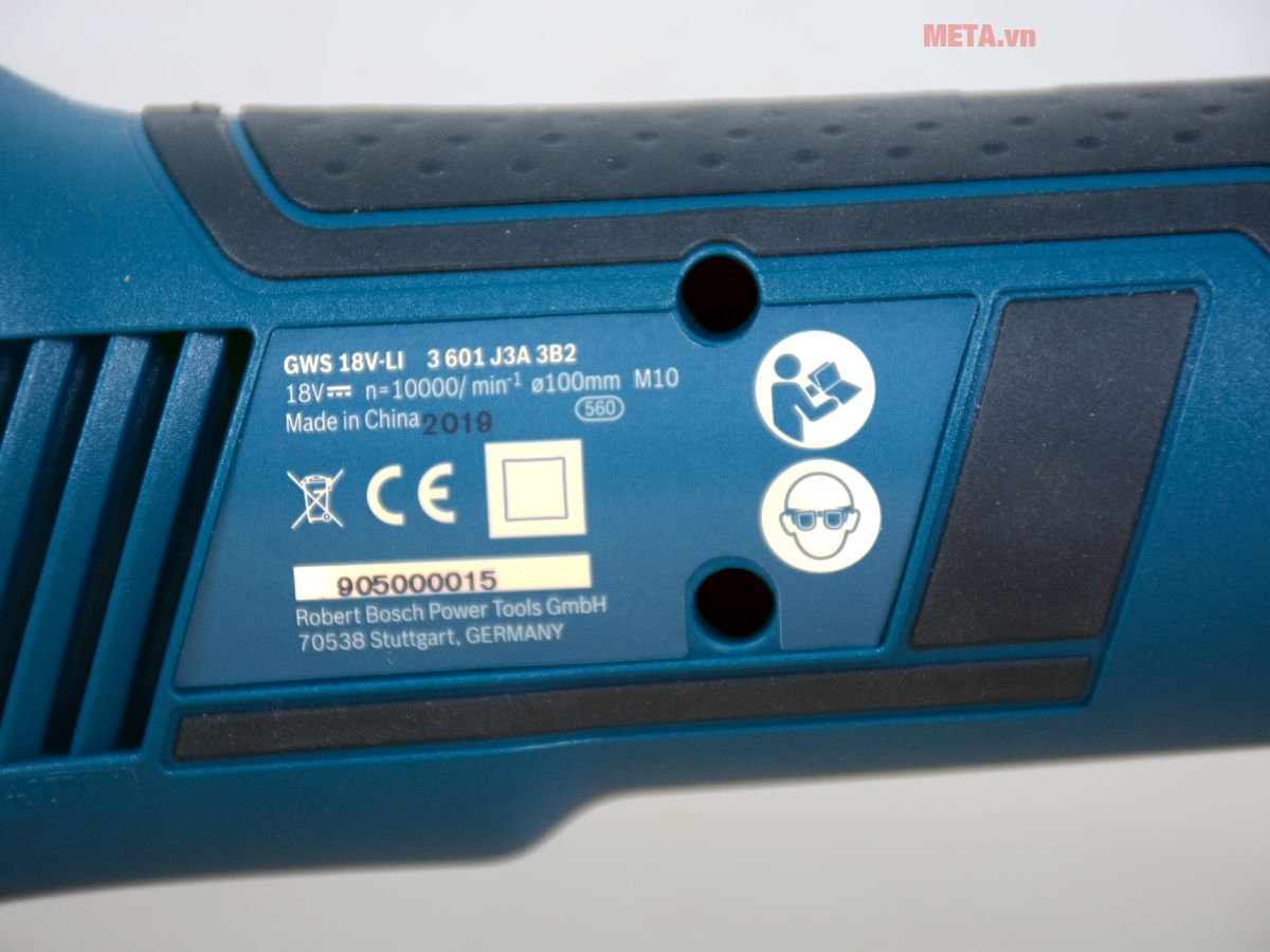 Máy mài góc dùng pin Bosch GWS 18V LI Solo (Không pin và sạc)