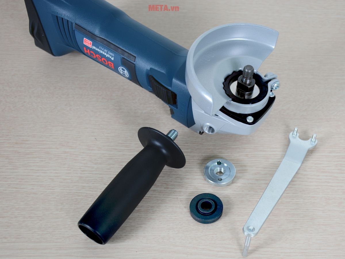 Máy mài góc dùng pin Bosch GWS 18V LI Solo (Không pin và sạc)