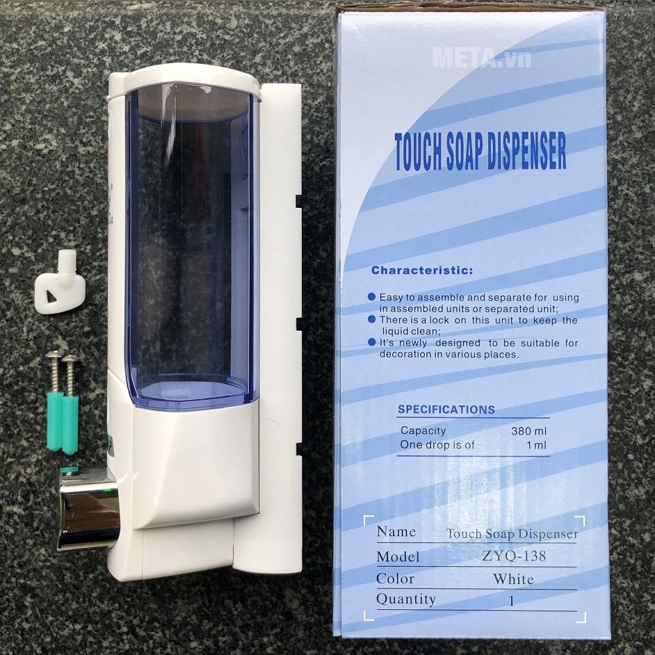 Hộp đựng dầu gội sữa tắm Xinda ZYQ-138 White