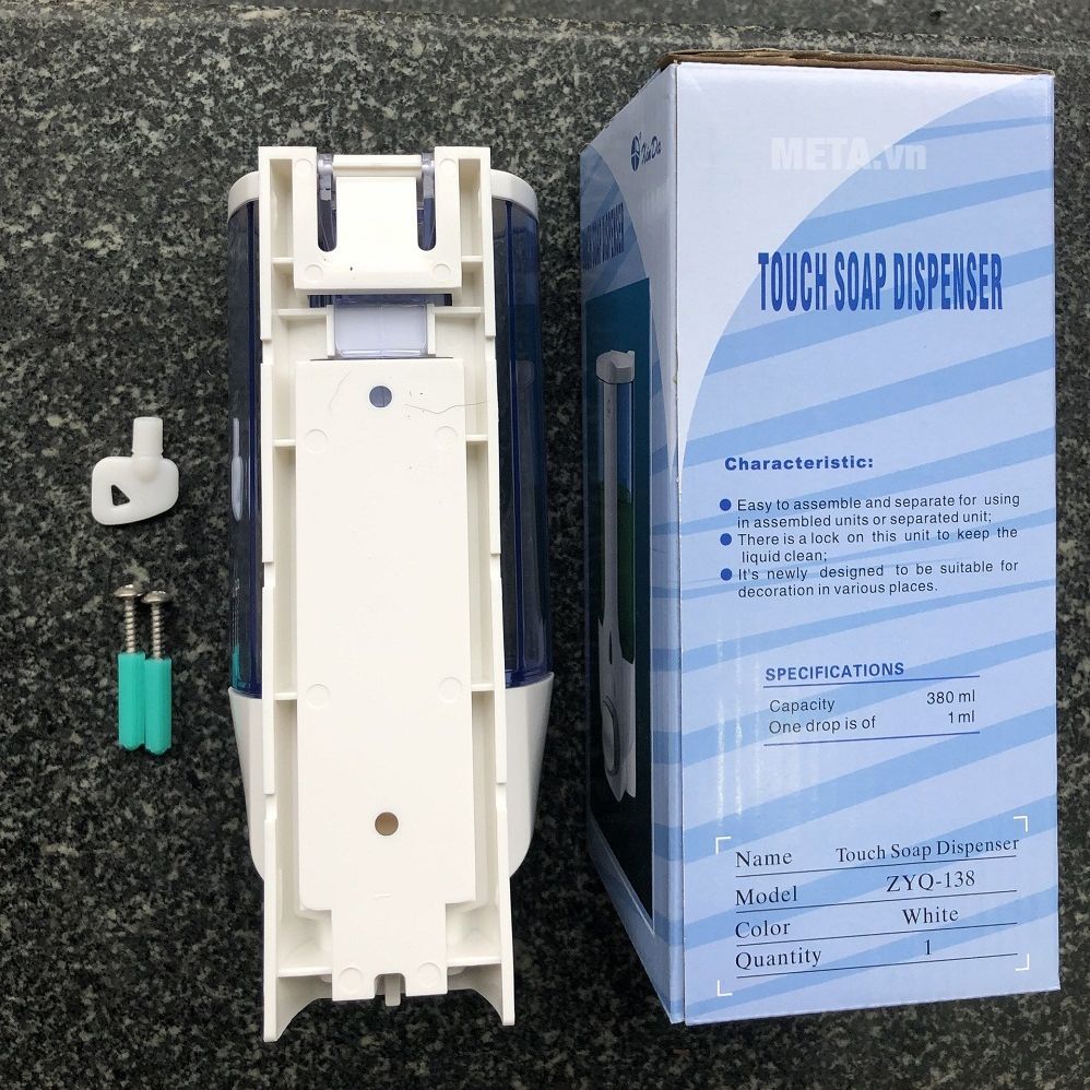 Hộp đựng dầu gội sữa tắm Xinda ZYQ-138 White