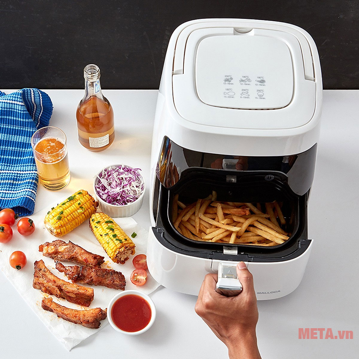 Nồi chiên không dầu Malloca MAF-7515 (2.5 lít)