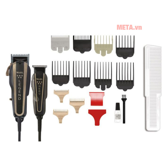 Bộ tông đơ Wahl legend và viền Hero 110V