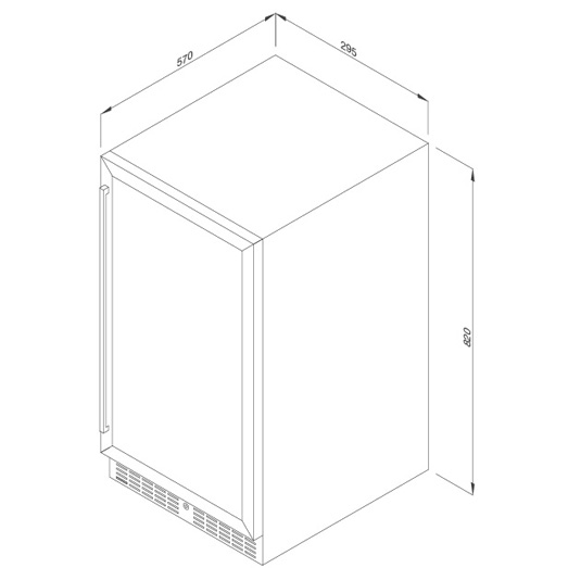 Tủ rượu Malloca MWC-20BG