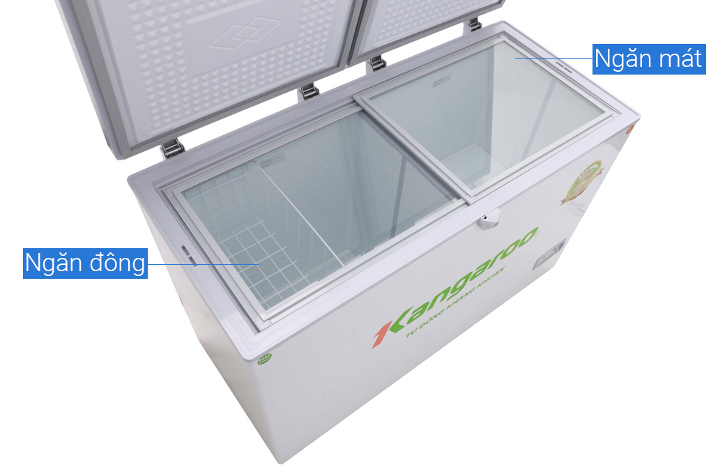 Tủ đông Kangaroo KG 388C2 - 388 lít, 2 ngăn đông và mát