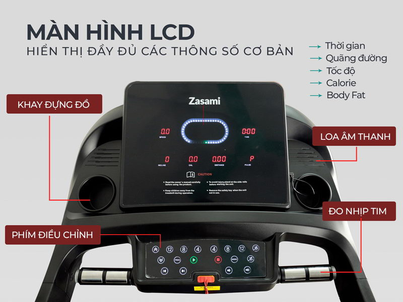 Máy chạy bộ điện Zasami KZ-C202