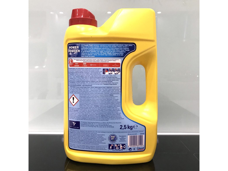 Bột rửa bát Finish Classic Power 2.5kg (Hương chanh)