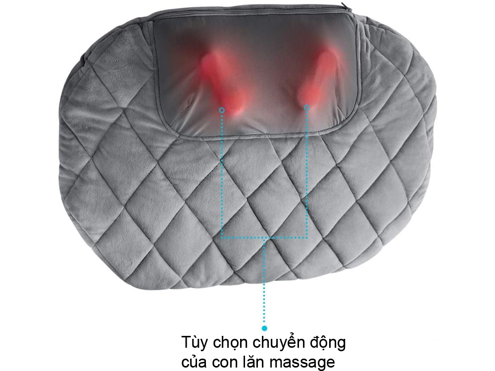 Gối massage Shitatsu body kèm nhiệt HoMedics SP-129HJA