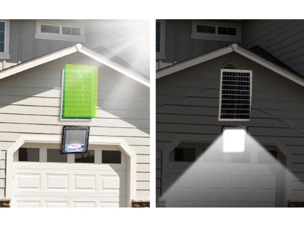 Đèn Led pha năng lượng mặt trời cao cấp JD7300 (300w)