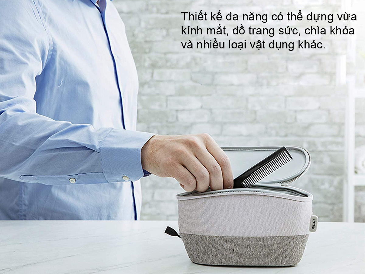 Túi khử khuẩn công nghệ tia UV HoMedics SAN-B100 (Pin sạc)