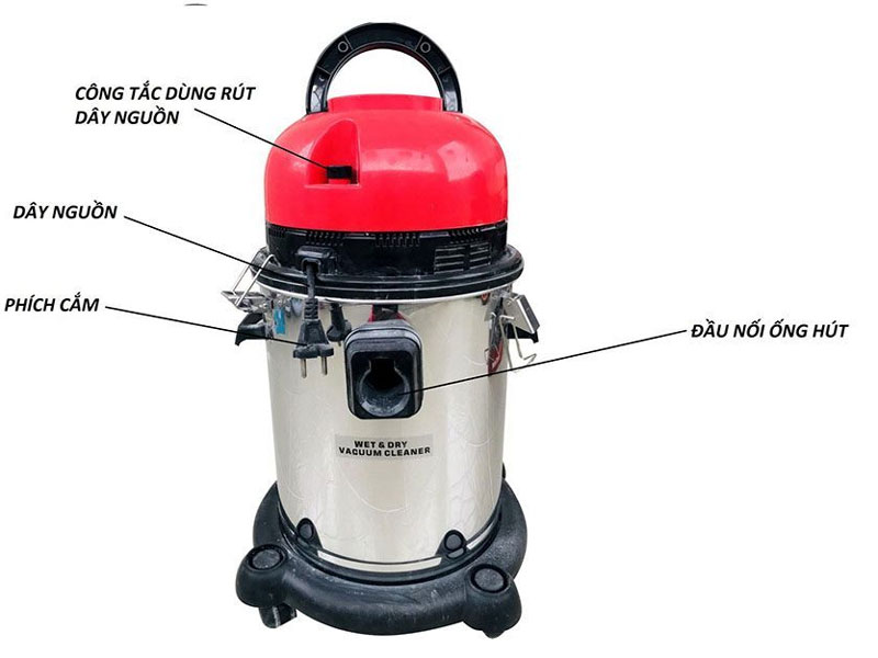 Máy hút bụi Panworld PW-2500S