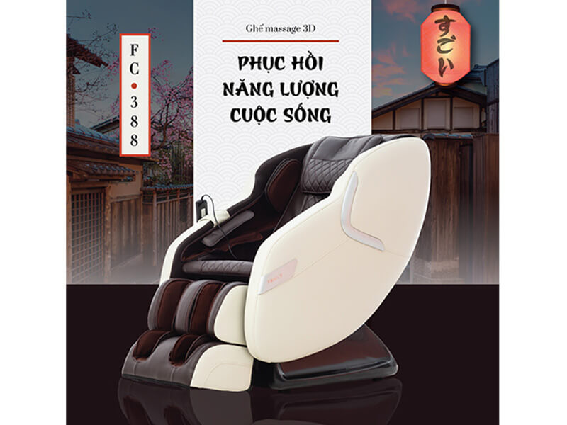 Ghế massage Family 3D FC-388 (Phục hồi năng lượng cuộc sống)
