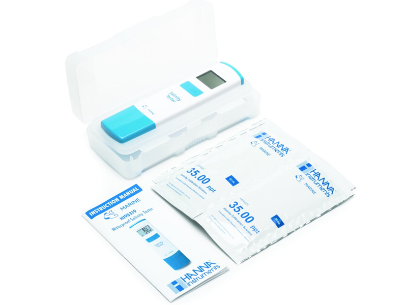 Bút đo độ mặn, nhiệt độ trong thủy sản Hanna HI98319