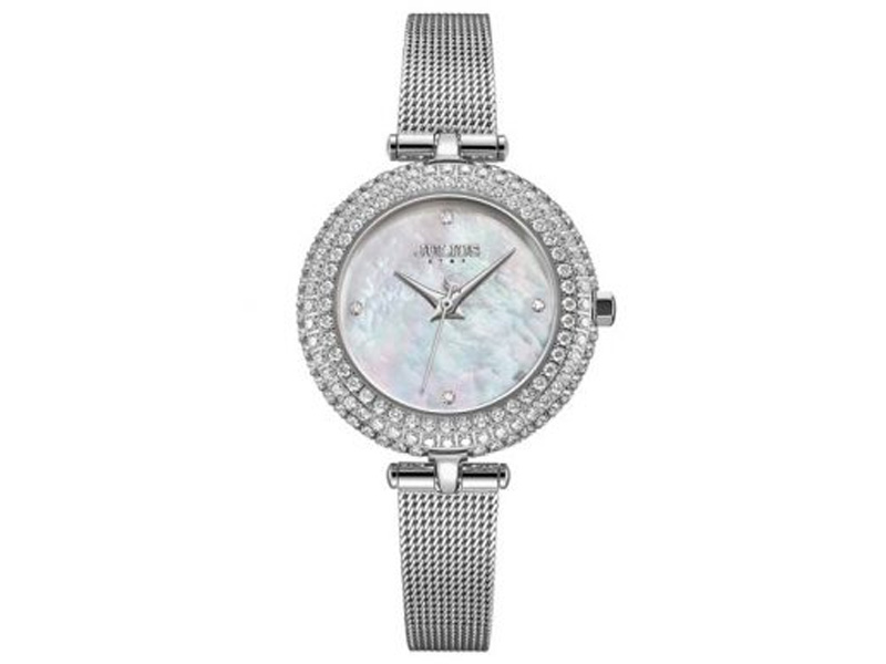 Đồng hồ nữ JS-041 kính Sapphire Julius Star Hàn Quốc dây thép