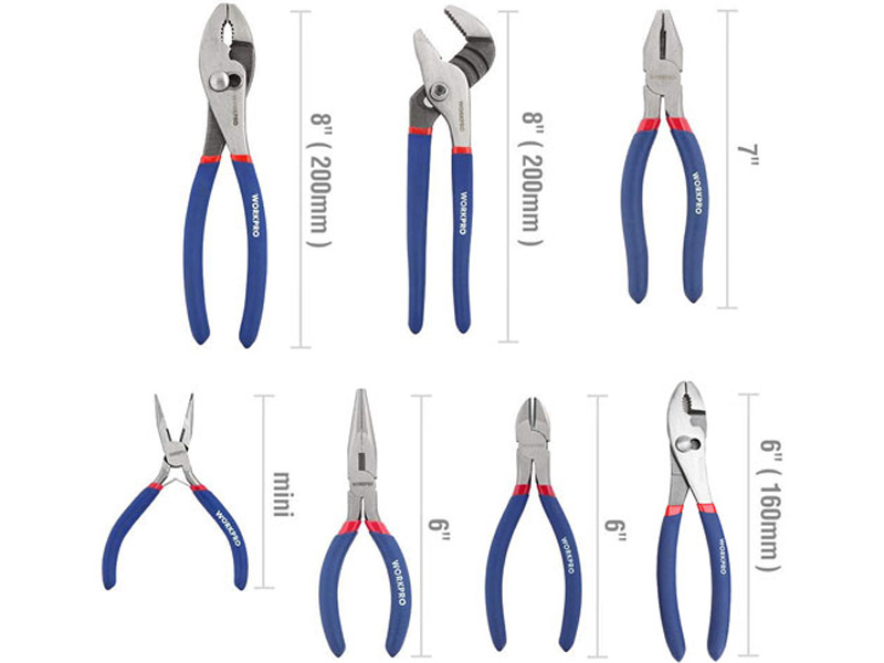 Bộ kìm 7 chi tiết Workpro W001306