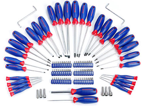 Bộ tua vít 100 chi tiết Workpro W000806, có giá đỡ