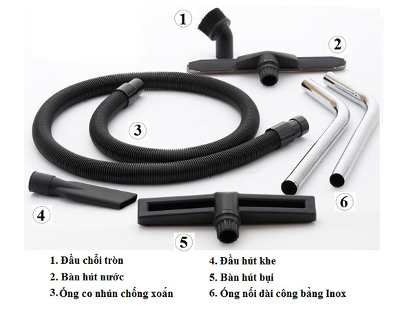 Máy hút bụi khô ướt Kouritsu ZD98-2B-70 lít