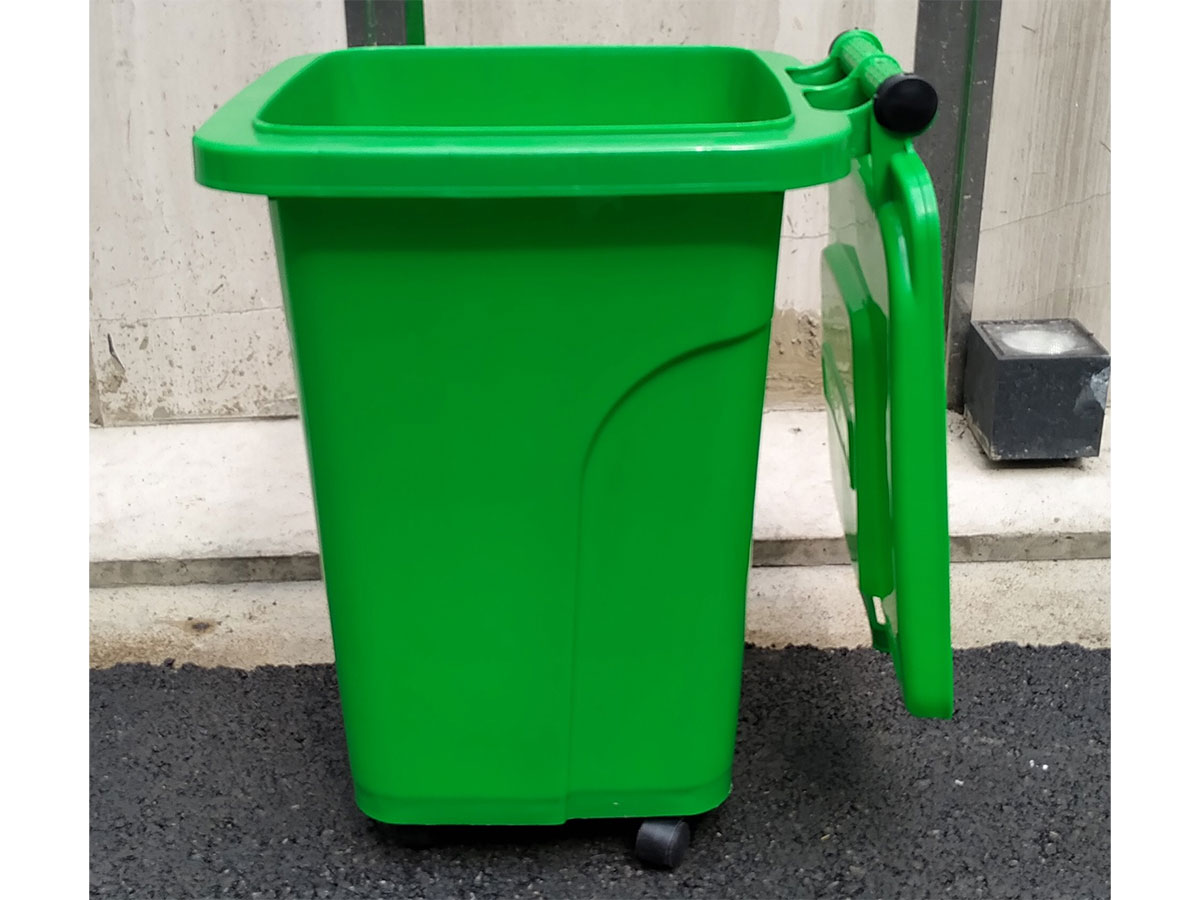 Thùng rác nhựa 30 lít, có 4 bánh xe (PL-30)
