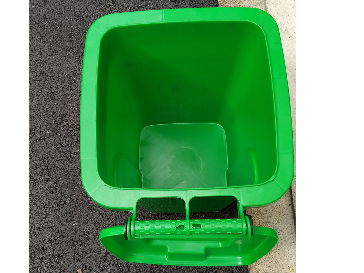 Thùng rác nhựa 30 lít, có 4 bánh xe (PL-30)