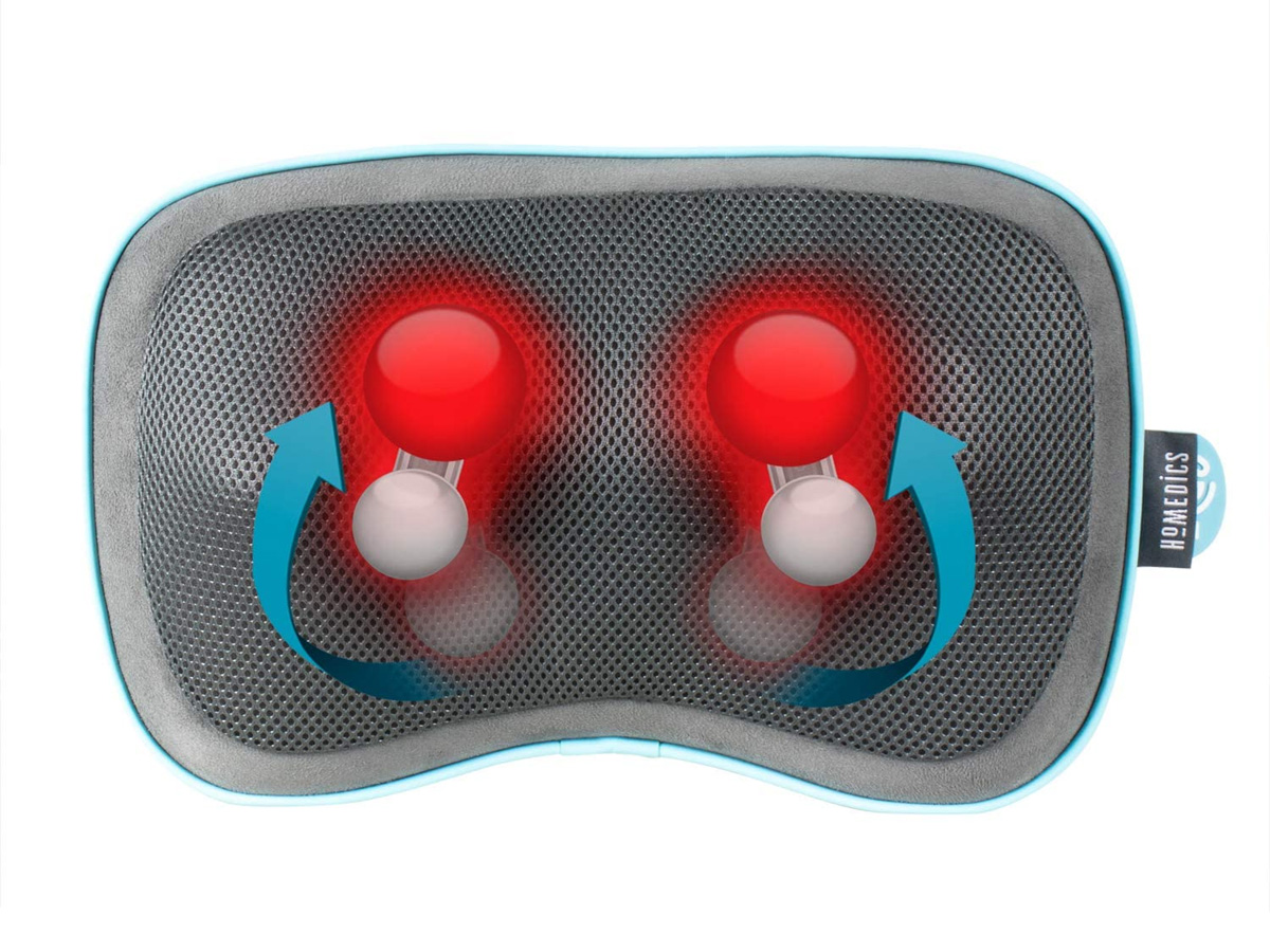 Gối massage shiatsu 3D cao cấp công nghệ GEL Pin sạc HoMedics GST-550HRC-EU (GST-550HRC-GB)