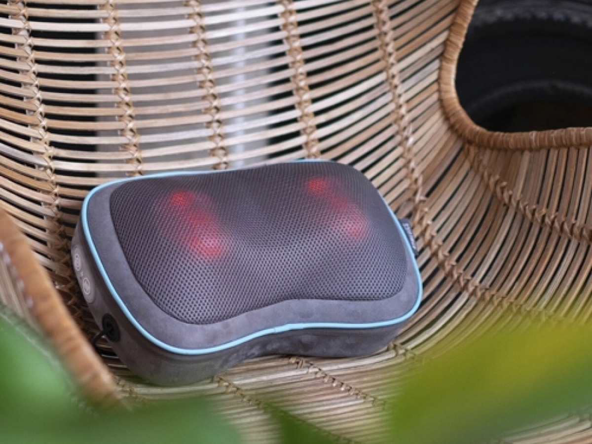 Gối massage shiatsu 3D cao cấp công nghệ GEL Pin sạc HoMedics GST-550HRC-EU (GST-550HRC-GB)