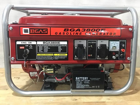 Máy phát điện chạy xăng Bgas BGA3800E (đề nổ)
