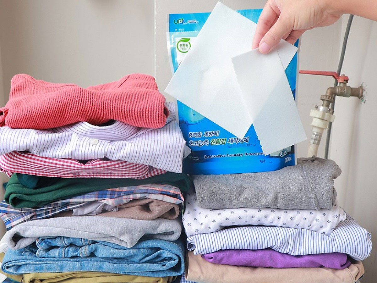 Giấy giặt quần áo Han'Jang túi 30 miếng