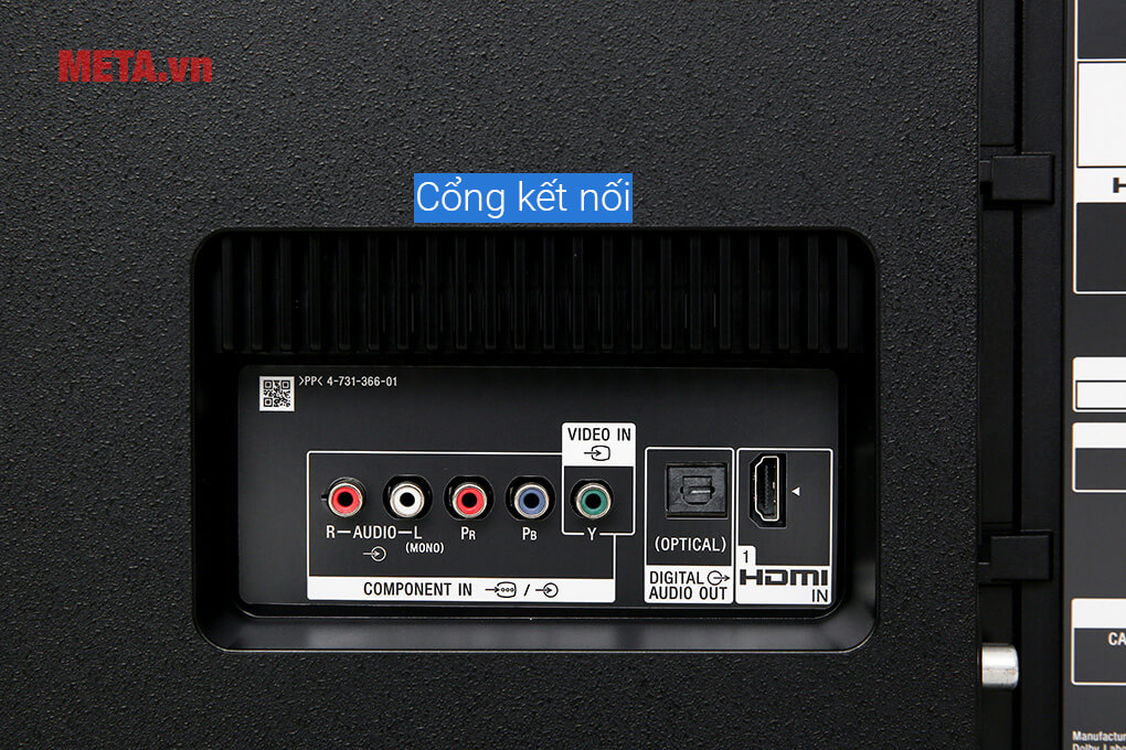 Tivi Sony Android 4K 43 inch KD-43X8500G (Đen)