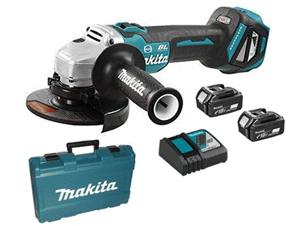Máy mài góc dùng pin Makita DGA514RTE (125mm/công tắc trượt/AWS/BL) (18V)