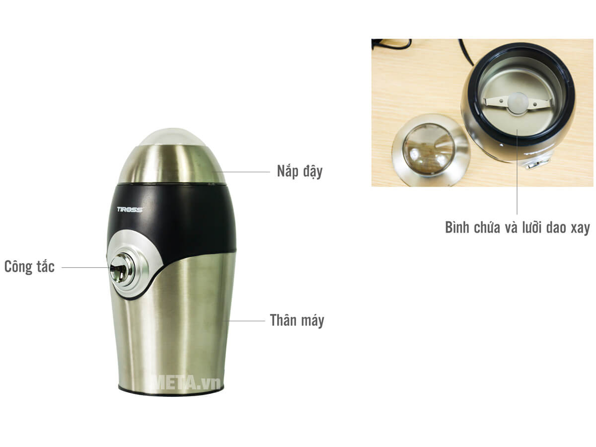 Máy xay cafe mini Tiross TS530