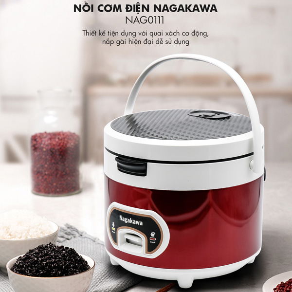 Nồi cơm điện nắp gài Nagakawa NAG0111 (1.8 Lít)