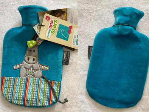 Túi chườm trẻ em Fashy họa tiết Lừa xanh